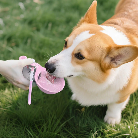 2-in-1 Tragbare Hundewasserflasche